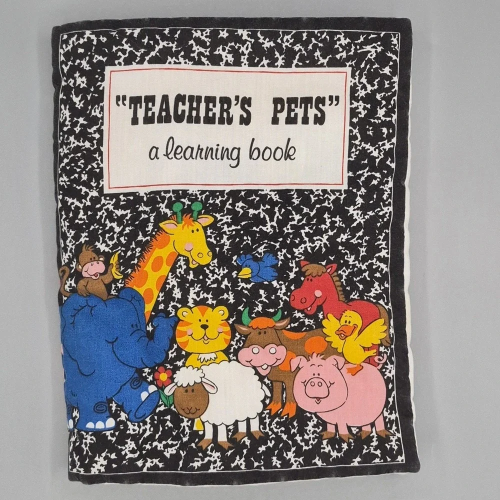 Cloth Book TEACHER'S PETS A Learning Book 10.5